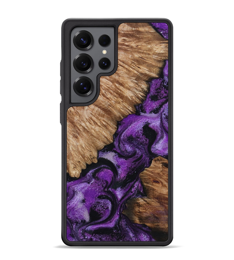 Galaxy S25 Ultra Wood Phone Case - Kaleena (Purple, 800041)