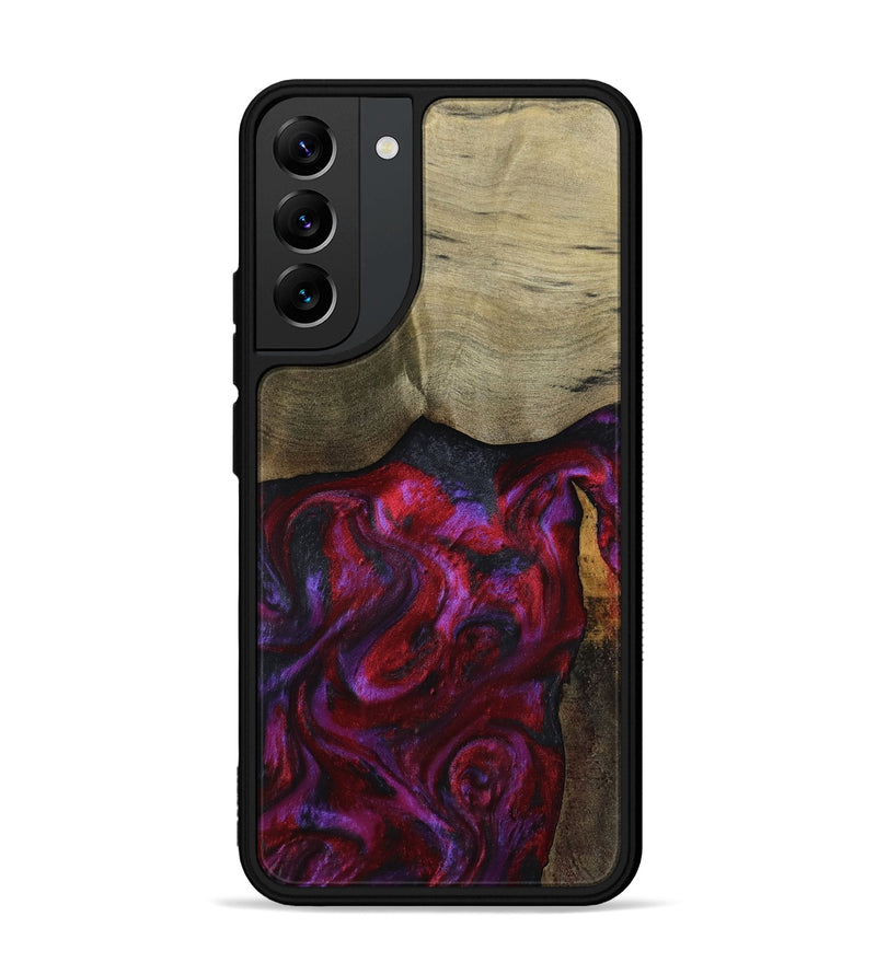 Galaxy S22 Plus Wood Phone Case - Deven (Red, 800092)