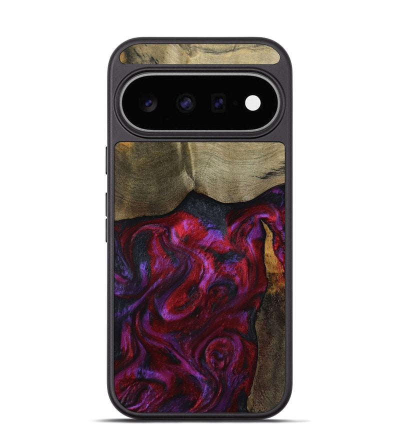 Pixel 11 Wood Phone Case - Deven (Red, 800092)