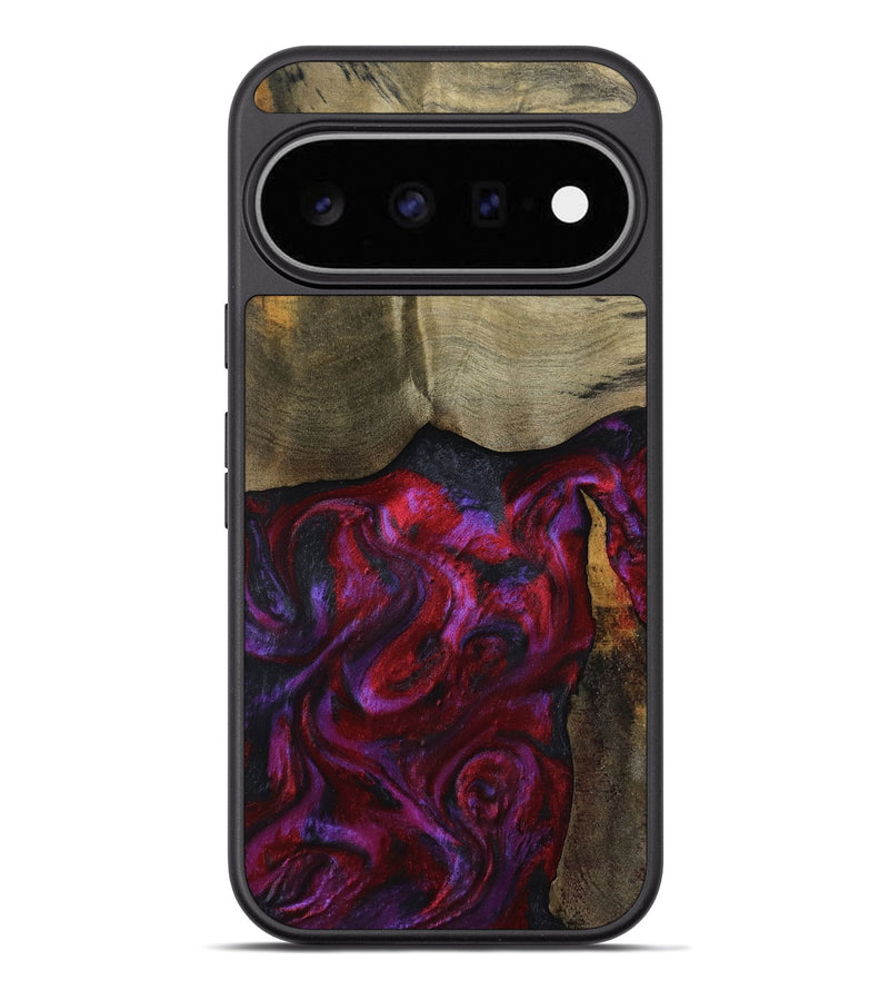 Pixel 11 Pro XL Wood Phone Case - Deven (Red, 800092)