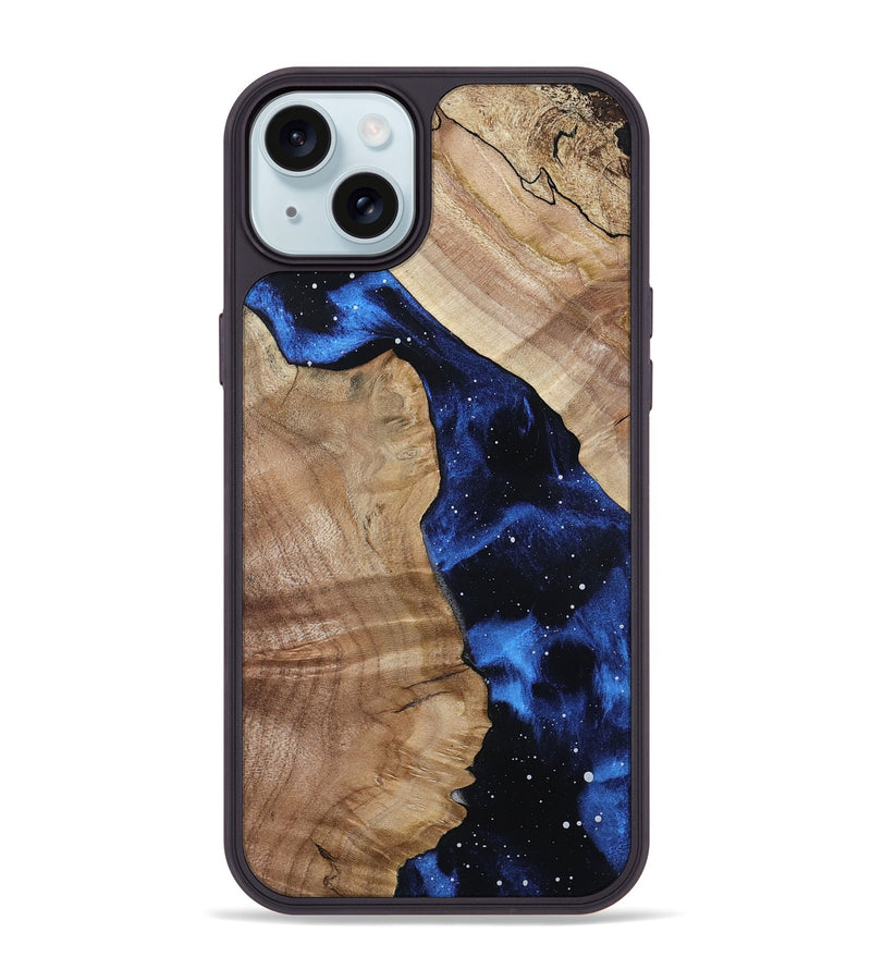 iPhone 15 Plus Wood Phone Case - Aubrey (Cosmos, 800171)