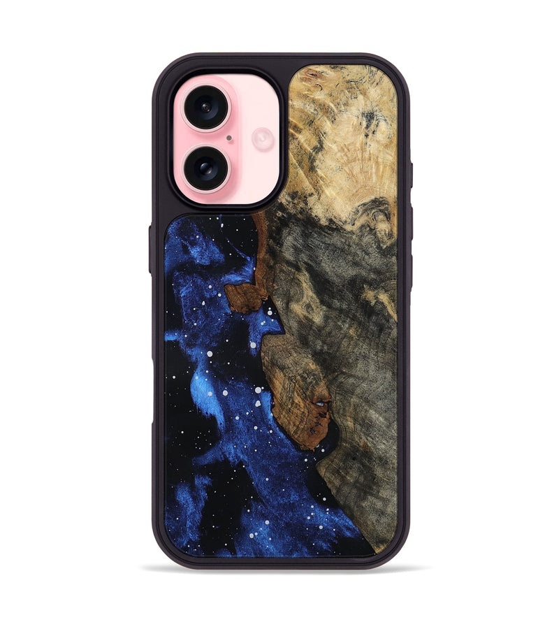 iPhone 16 Wood Phone Case - Janene (Cosmos, 800191)