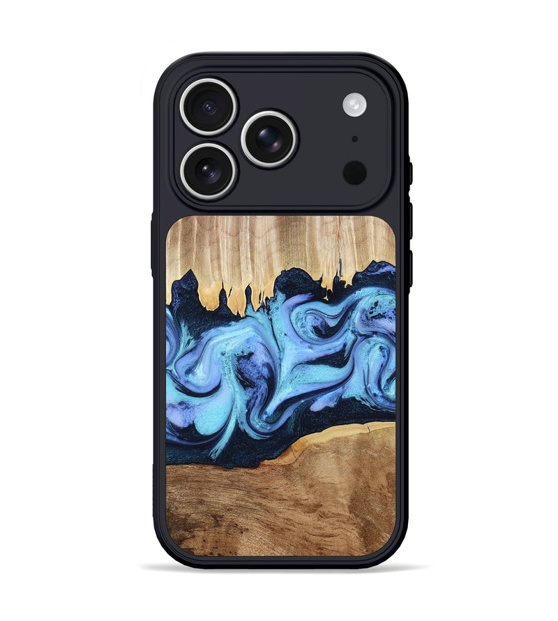 iPhone 17 Pro Wood Phone Case - Tilda (Blue, 800209)