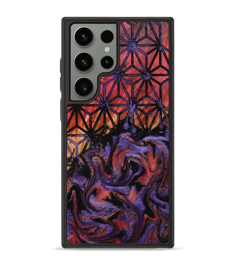 Galaxy S23 Ultra Wood Phone Case - Berry (Pattern, 800289)