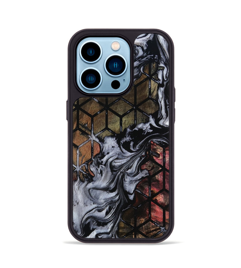 iPhone 14 Pro Wood Phone Case - Betty (Pattern, 800299)