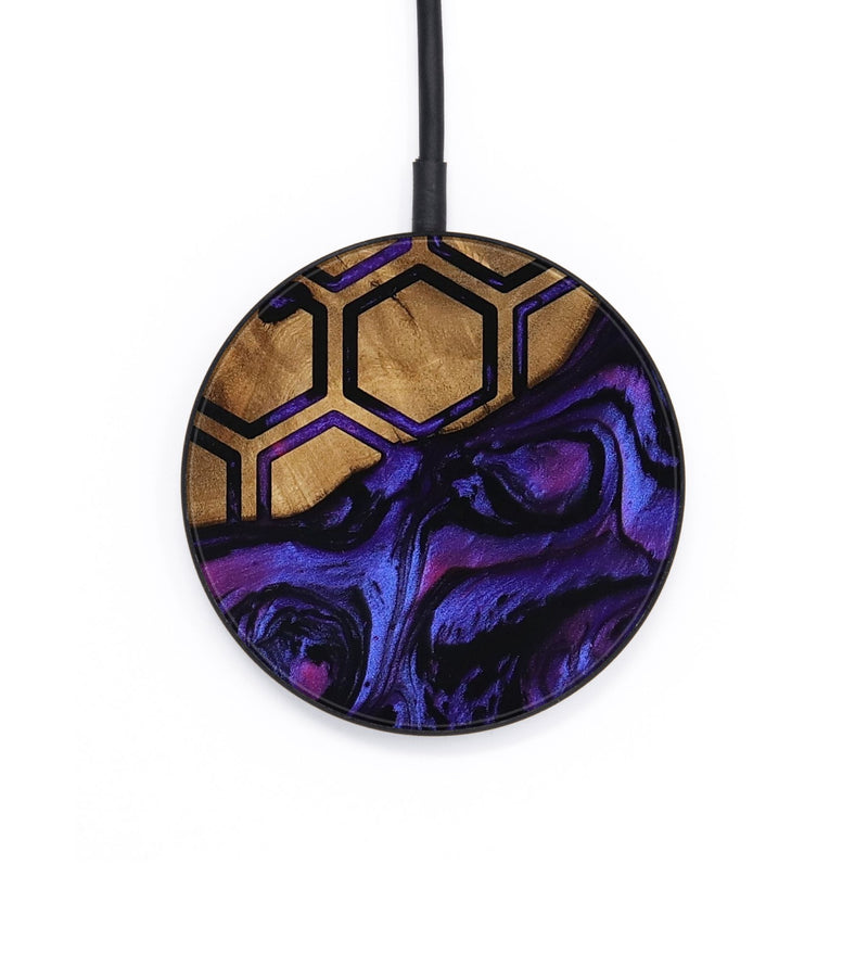 Circle Wood Wireless Charger - Oswald (Pattern, 800312)