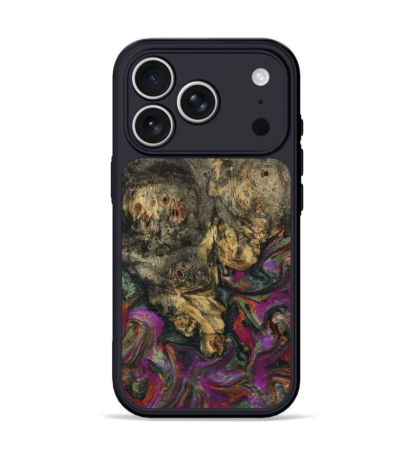 iPhone 17 Pro Wood Phone Case - Duane (Green, 800336)