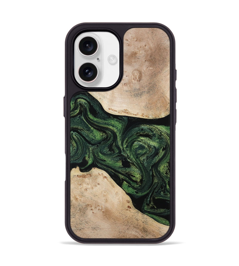 iPhone 17 Wood Phone Case - Osiris (Green, 800340)