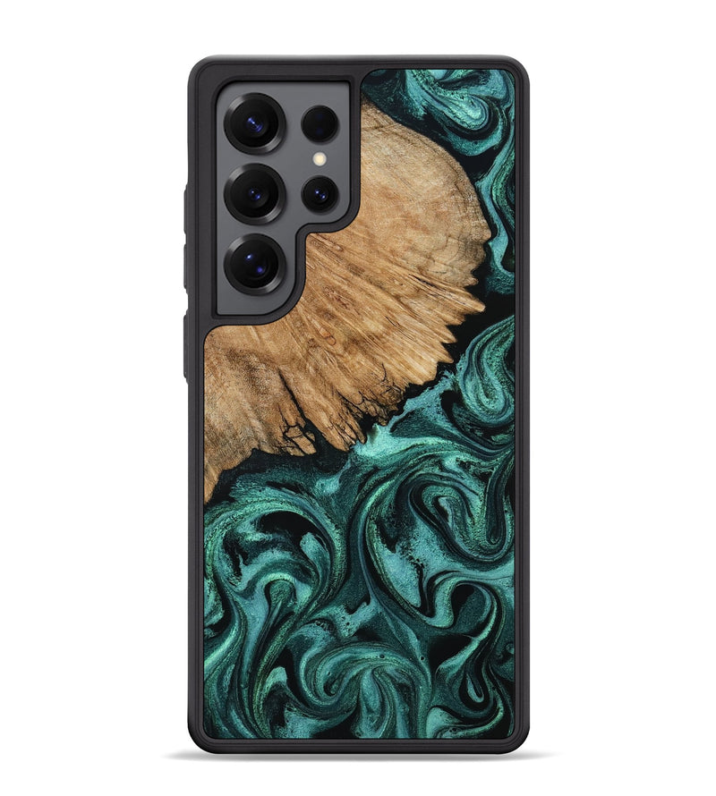 Galaxy S25 Ultra Wood Phone Case - Earnest (Green, 800344)