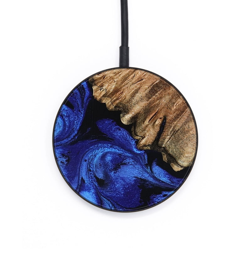 Circle Wood Wireless Charger - Ferne (Blue, 800358)
