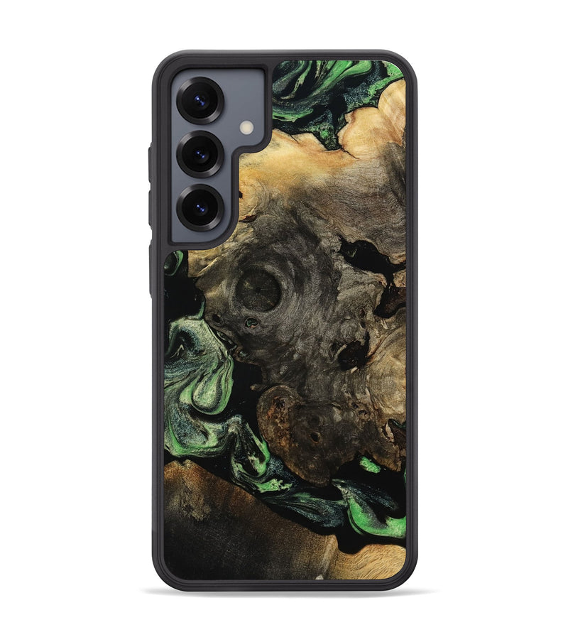 Galaxy S25 Plus Wood Phone Case - Milena (Green, 800366)