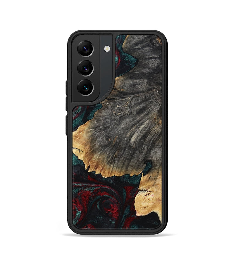 Galaxy S22 Wood Phone Case - Christi (Red, 800382)