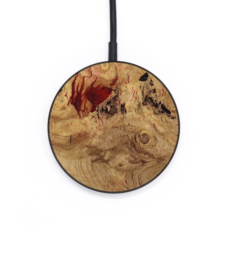 Circle Wood Wireless Charger - Wendi (Red, 800387)