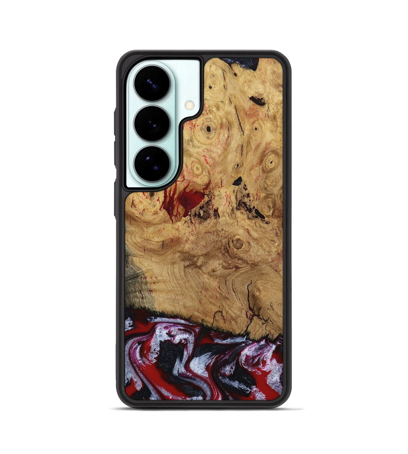 Galaxy S26 Wood Phone Case - Wendi (Red, 800387)