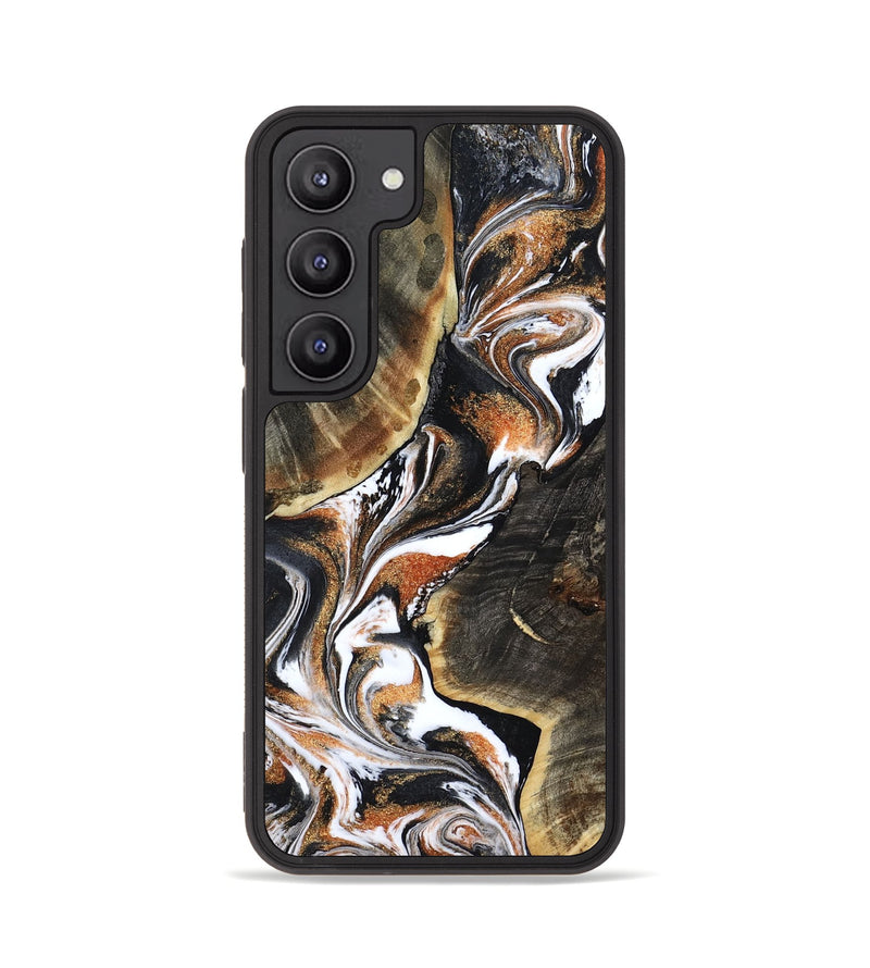 Galaxy S23 Wood Phone Case - Neva (Black & White, 800398)