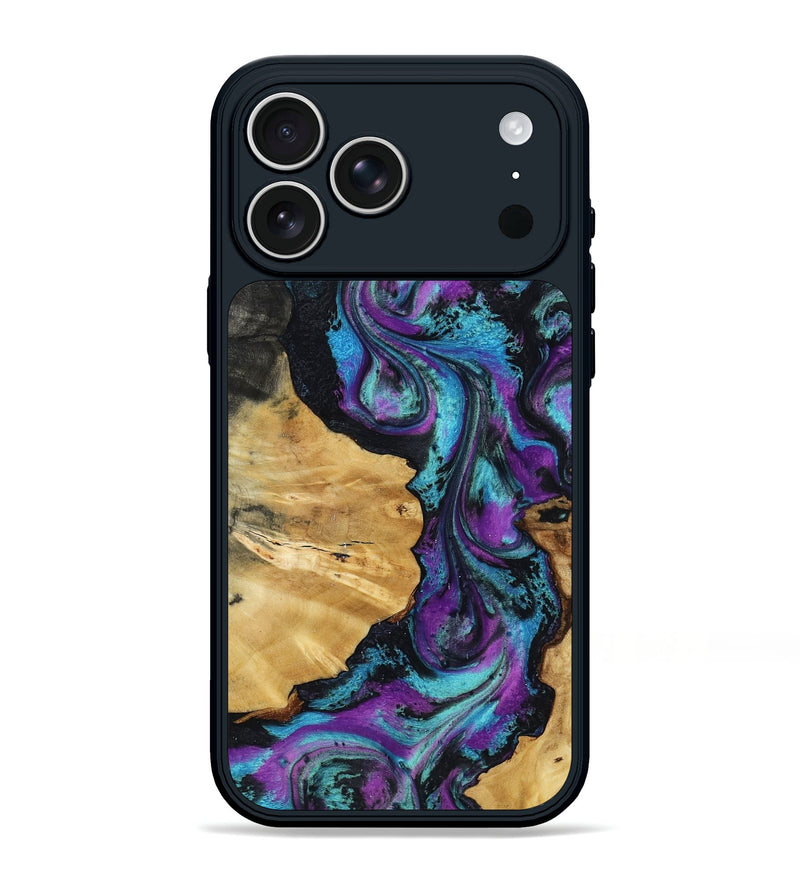 iPhone 17 Pro Max Wood Phone Case - Tillman (Purple, 800403)