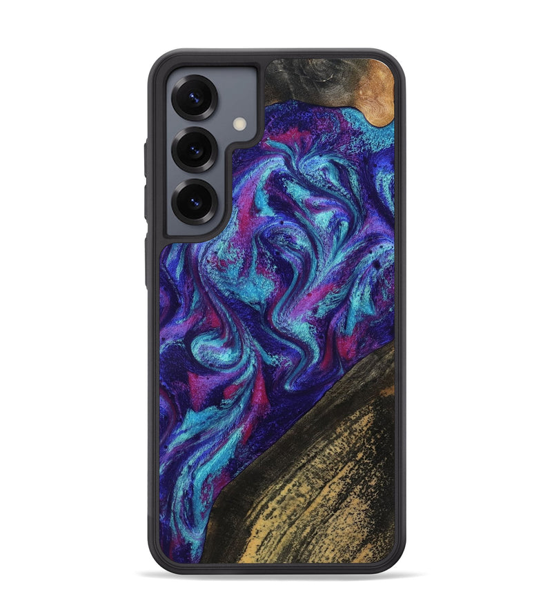 Galaxy S25 Plus Wood Phone Case - Zendaya (Purple, 800405)