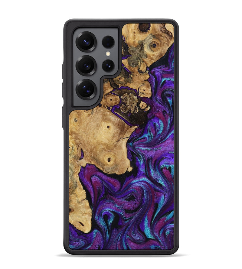 Galaxy S25 Ultra Wood Phone Case - Zariah (Purple, 800411)