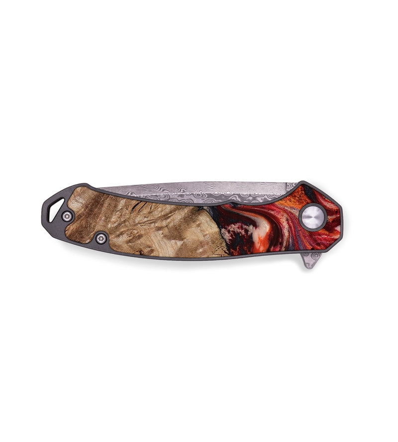 EDC Wood Pocket Knife - Brandi (Red, 800417)
