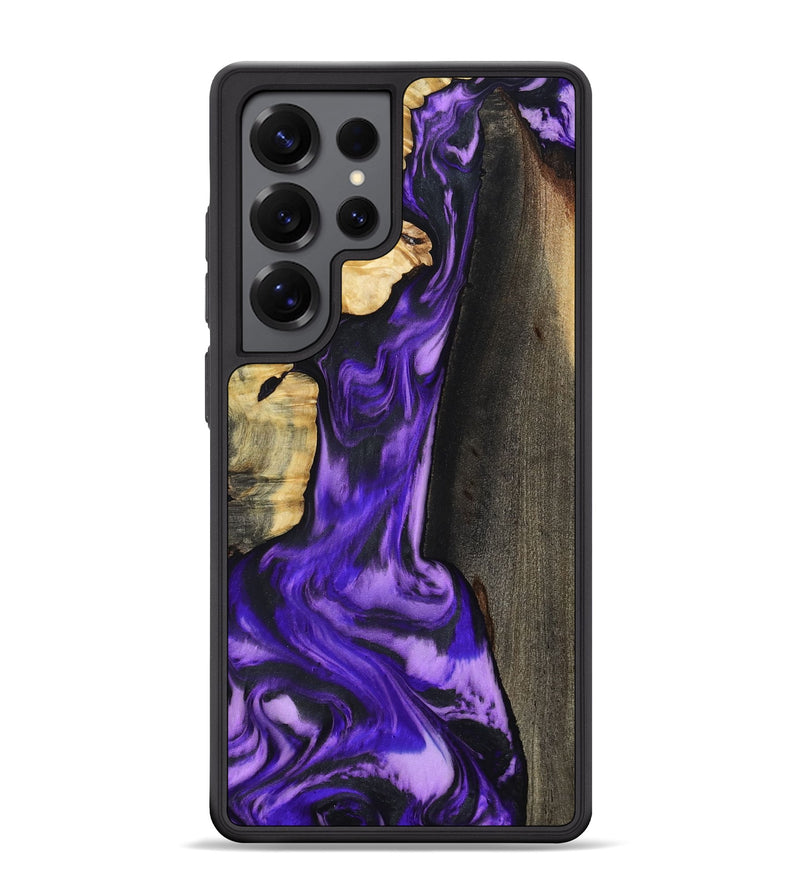Galaxy S25 Ultra Wood Phone Case - Casey (Purple, 800433)