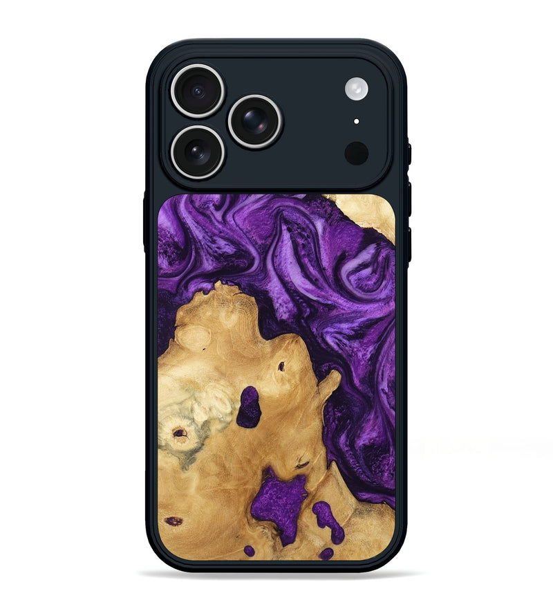 iPhone 17 Pro Max Wood Phone Case - Gloria (Purple, 800438)
