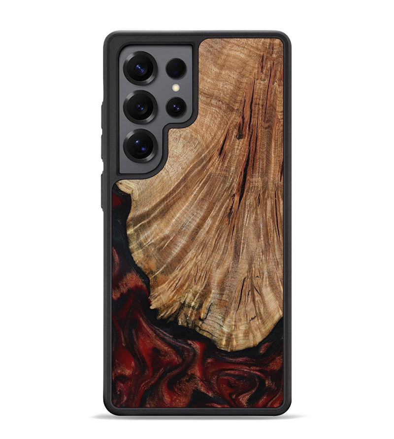 Galaxy S25 Ultra Wood Phone Case - Joselin (Red, 800553)