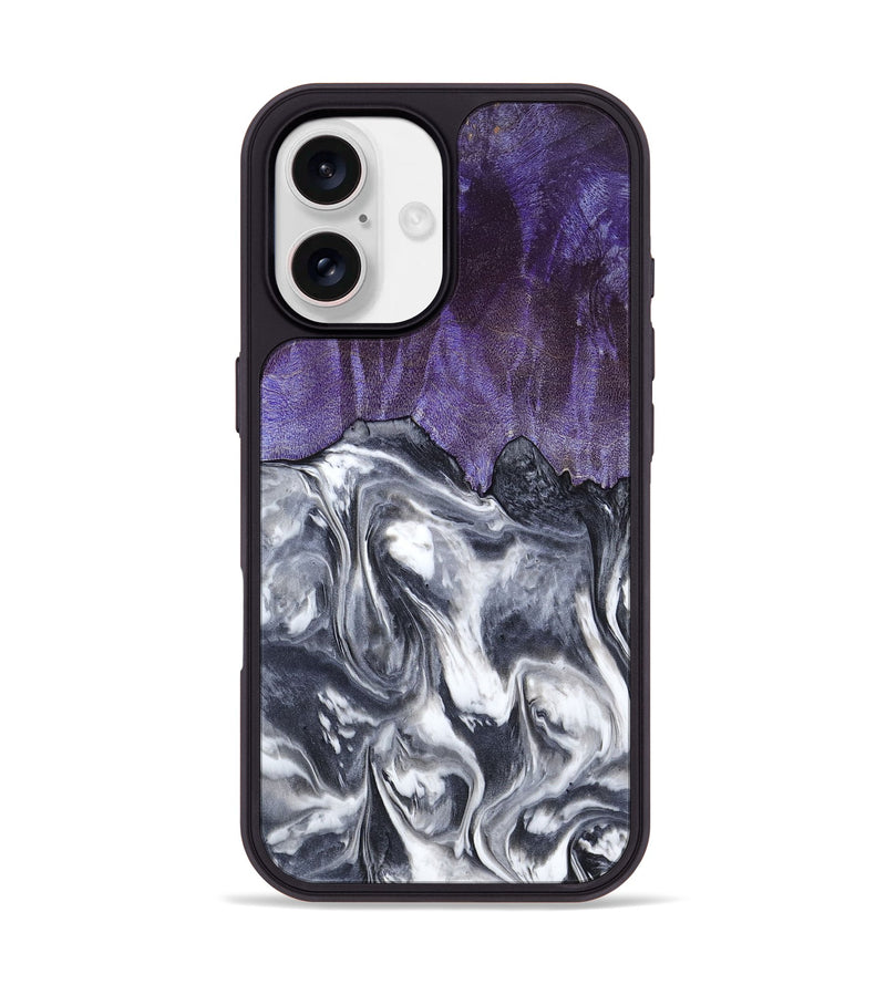 iPhone 17 Wood Phone Case - Gunnar (Black & White, 800555)