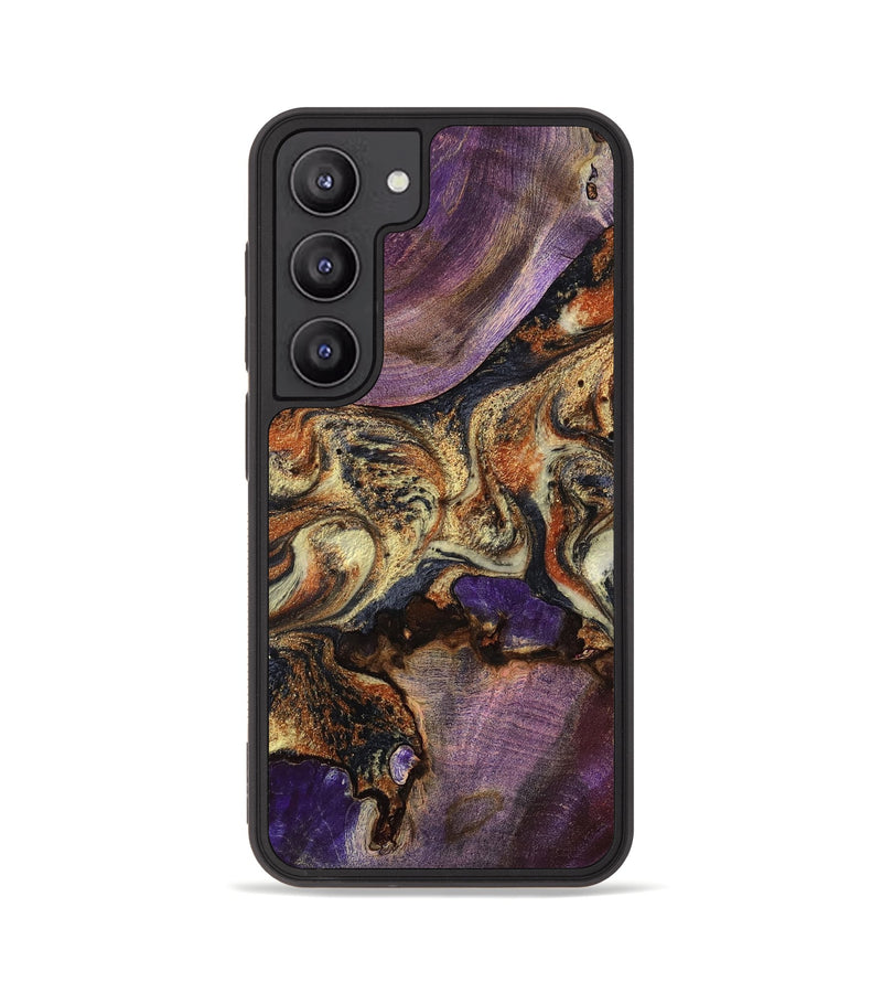 Galaxy S23 Wood Phone Case - Amaris (Black & White, 800561)
