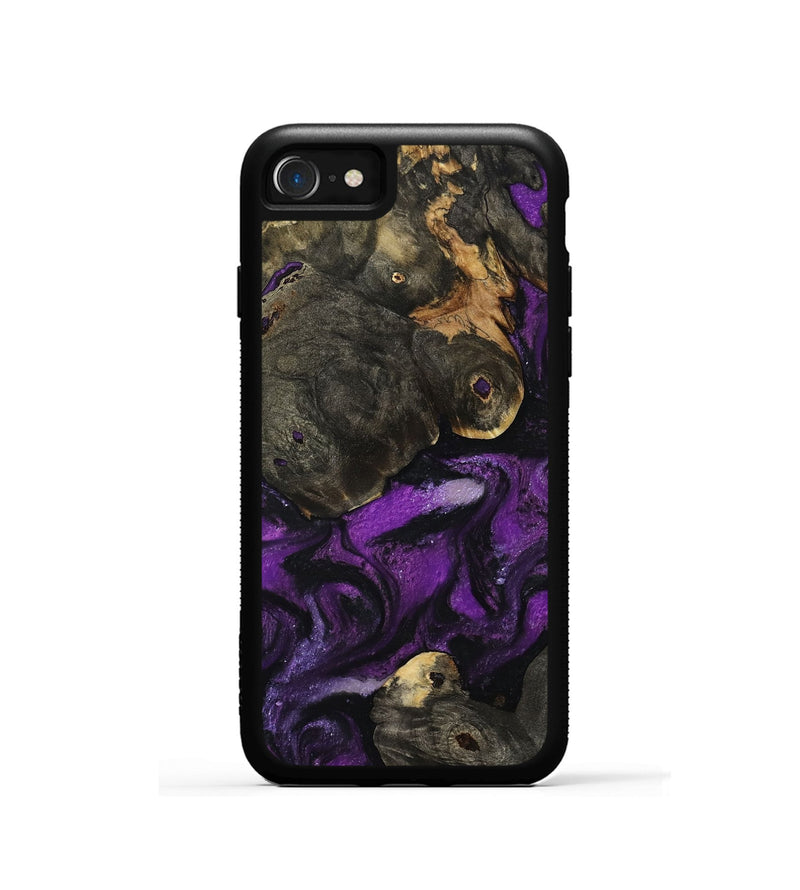 iPhone SE Wood Phone Case - Kacey (Purple, 800602)