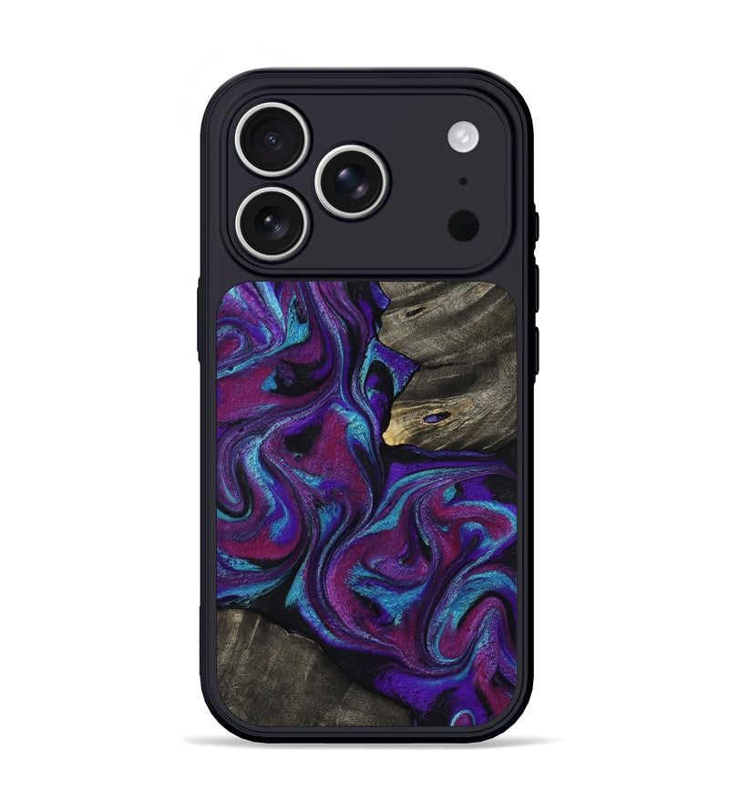 iPhone 17 Pro Wood Phone Case - Alva (Purple, 800604)