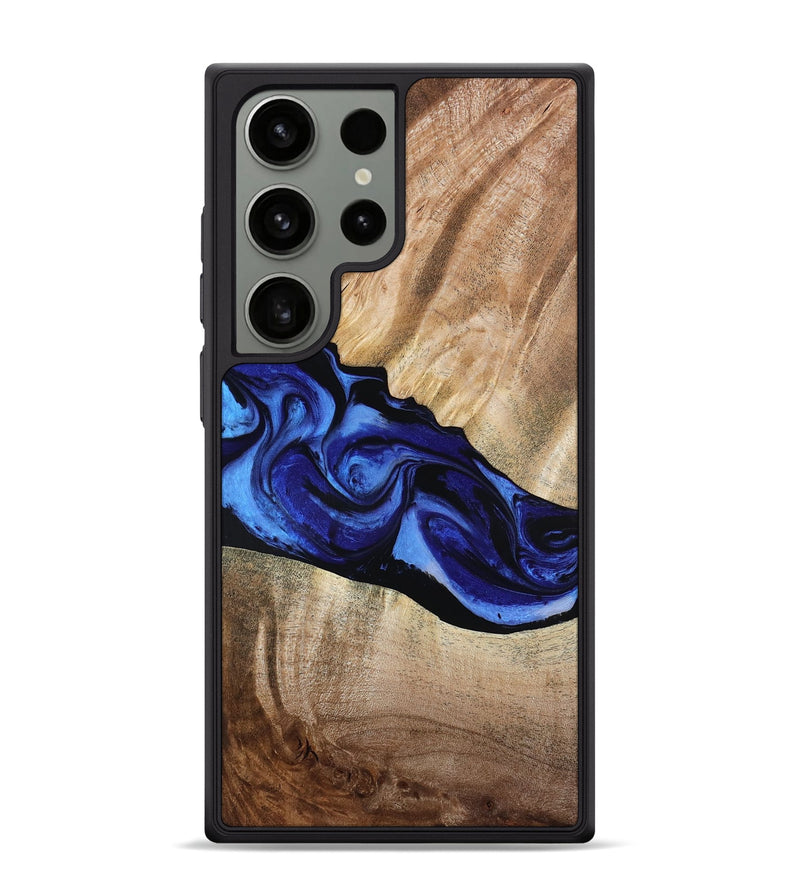 Galaxy S24 Ultra Wood Phone Case - Lura (Blue, 800647)