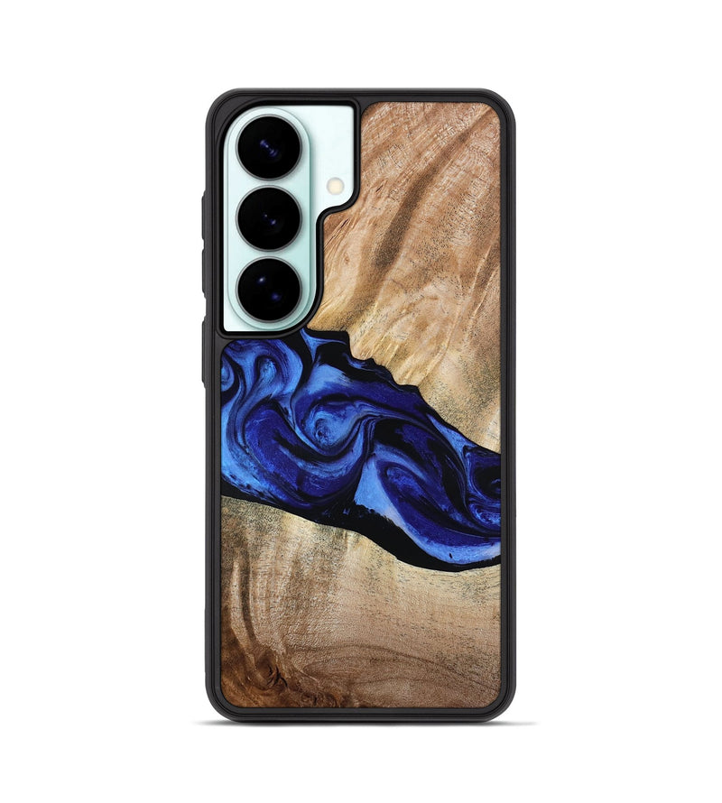 Galaxy S26 Wood Phone Case - Lura (Blue, 800647)