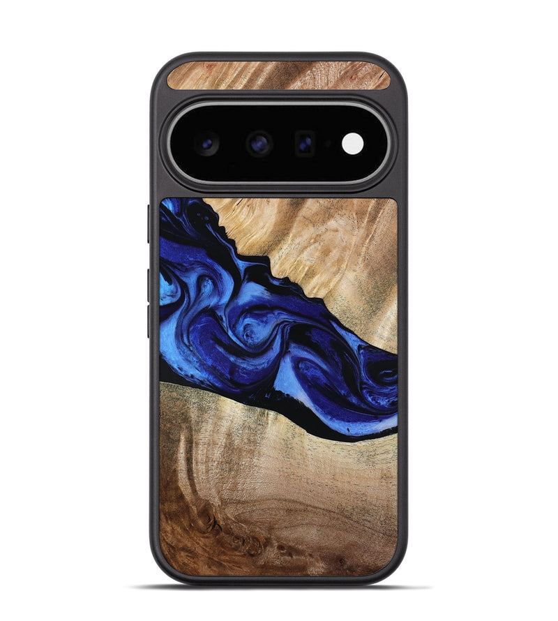 Pixel 11 Wood Phone Case - Lura (Blue, 800647)