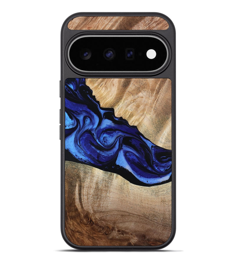 Pixel 11 Pro XL Wood Phone Case - Lura (Blue, 800647)