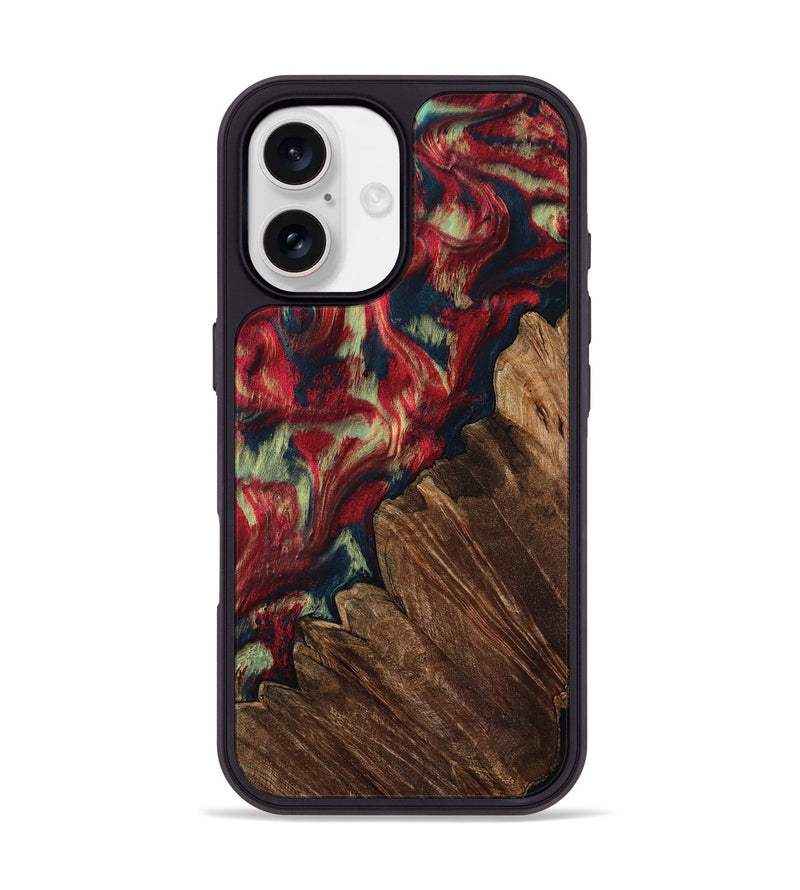 iPhone 17 Wood Phone Case - Gage (Red, 800744)