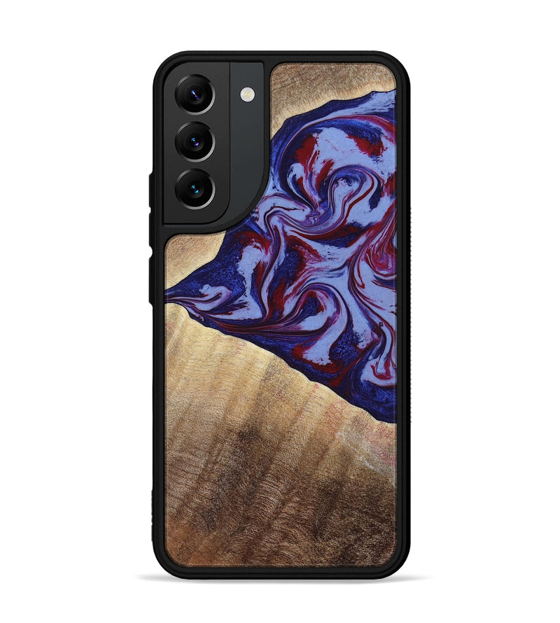Galaxy S22 Plus Wood Phone Case - Angie (Red, 800746)
