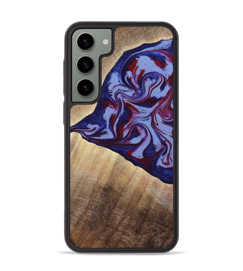 Galaxy S23 Plus Wood Phone Case - Angie (Red, 800746)