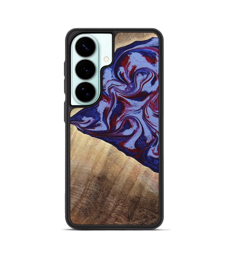 Galaxy S26 Wood Phone Case - Angie (Red, 800746)
