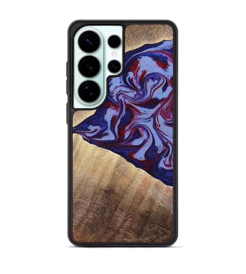 Galaxy S26 Ultra Wood Phone Case - Angie (Red, 800746)