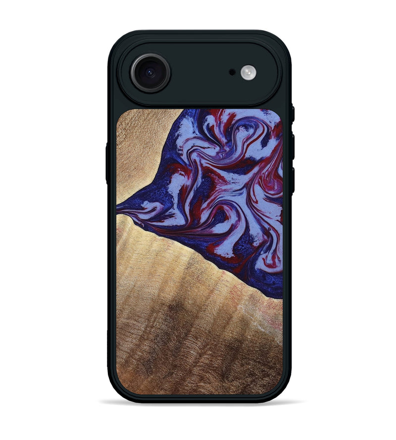 iPhone 17 Air Wood Phone Case - Angie (Red, 800746)