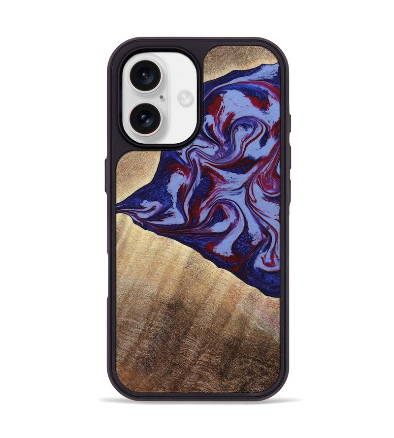 iPhone 17 Wood Phone Case - Angie (Red, 800746)