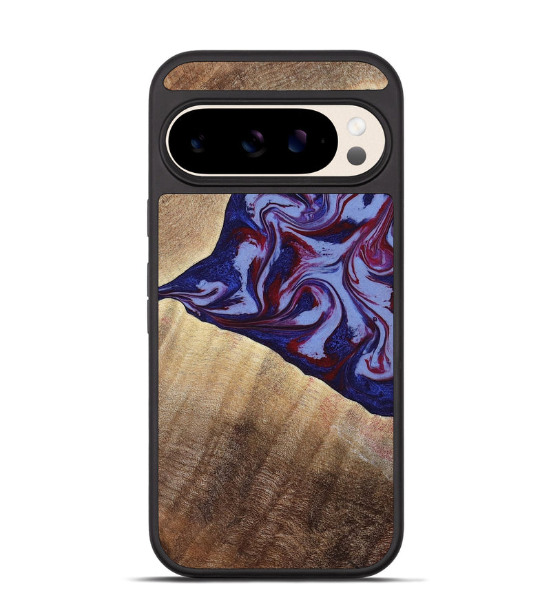 Pixel 10 Pro Wood Phone Case - Angie (Red, 800746)
