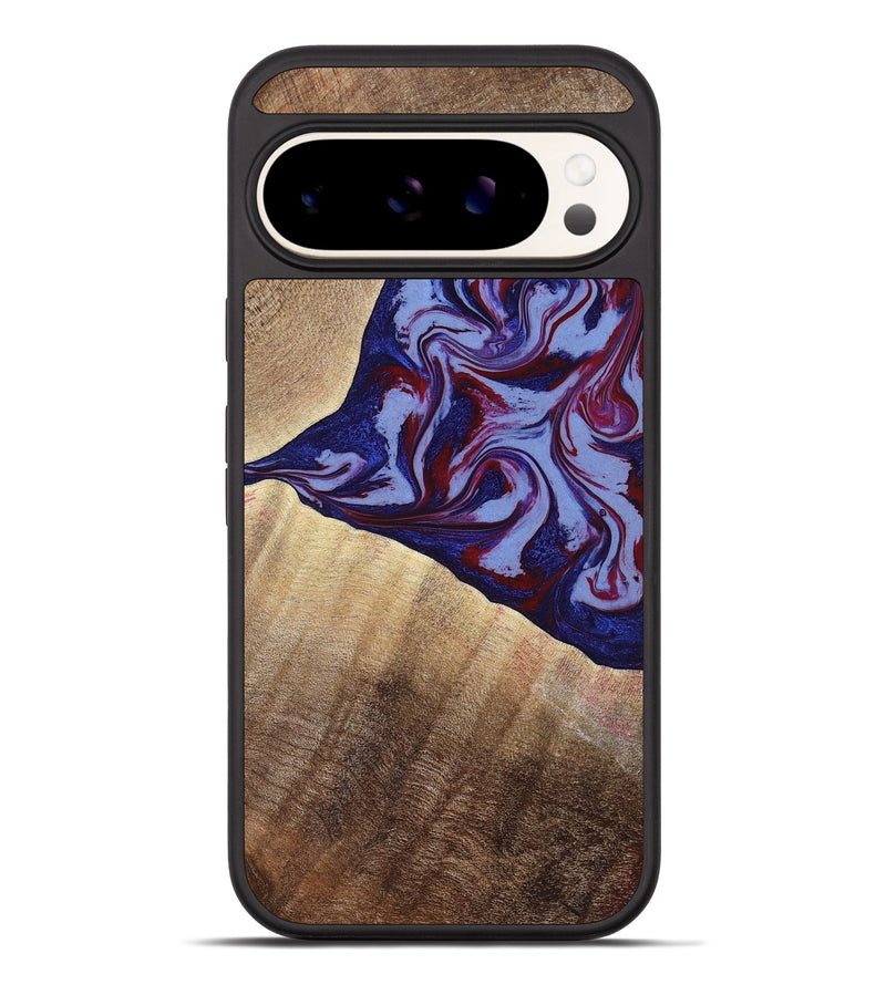 Pixel 10 Pro XL Wood Phone Case - Angie (Red, 800746)
