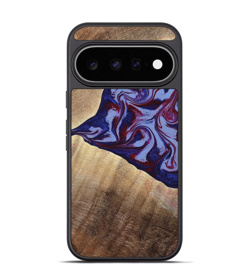 Pixel 11 Pro Wood Phone Case - Angie (Red, 800746)