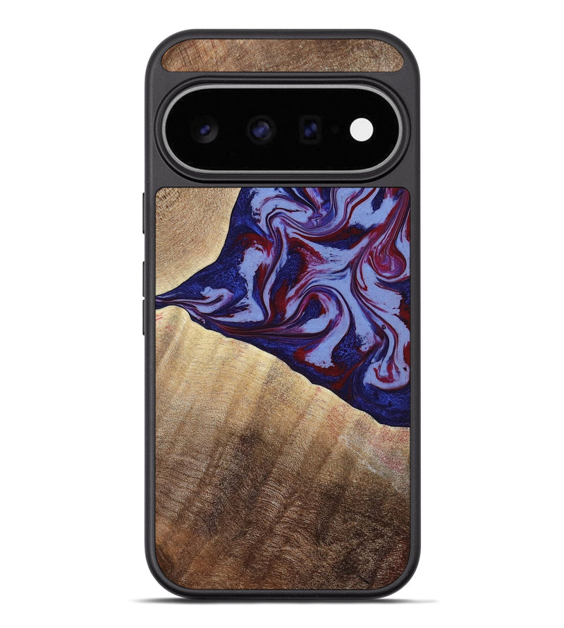 Pixel 11 Pro XL Wood Phone Case - Angie (Red, 800746)