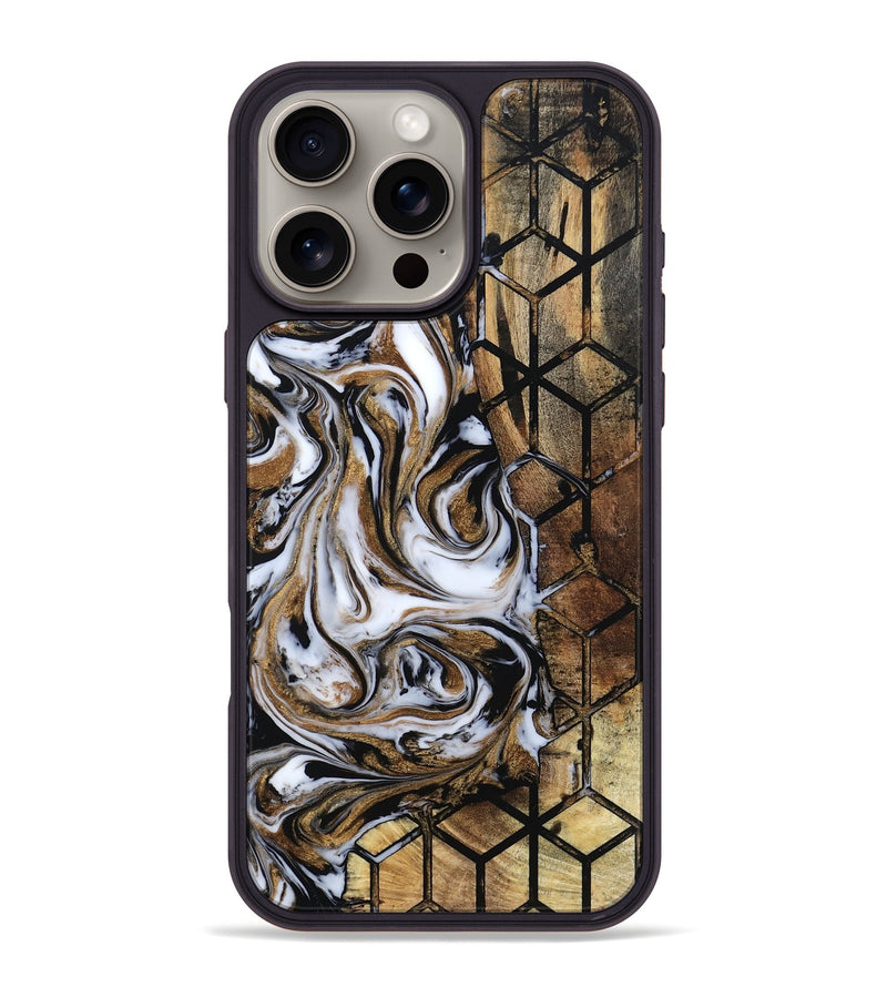 iPhone 16 Pro Max Wood Phone Case - Haylie (Pattern, 800759)