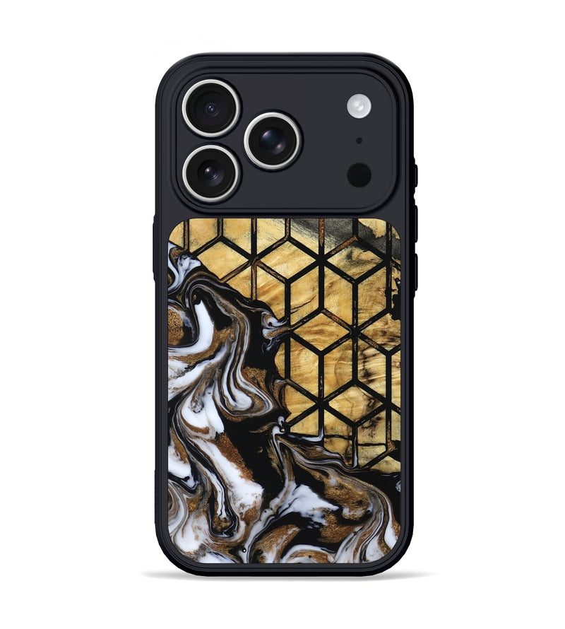 iPhone 17 Pro Wood Phone Case - Jasmin (Pattern, 800789)