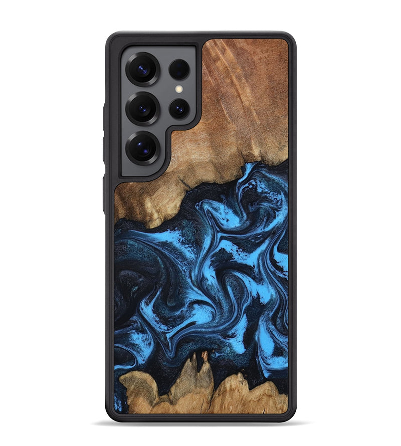 Galaxy S25 Ultra Wood Phone Case - Kaya (Blue, 800802)