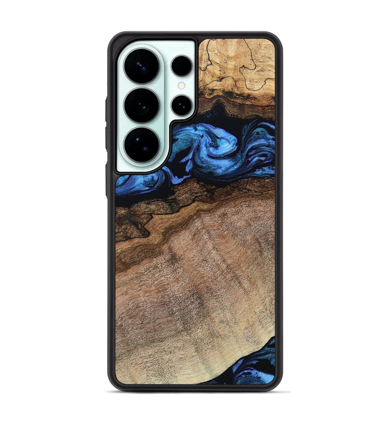 Galaxy S26 Ultra Wood Phone Case - Abel (Blue, 800803)