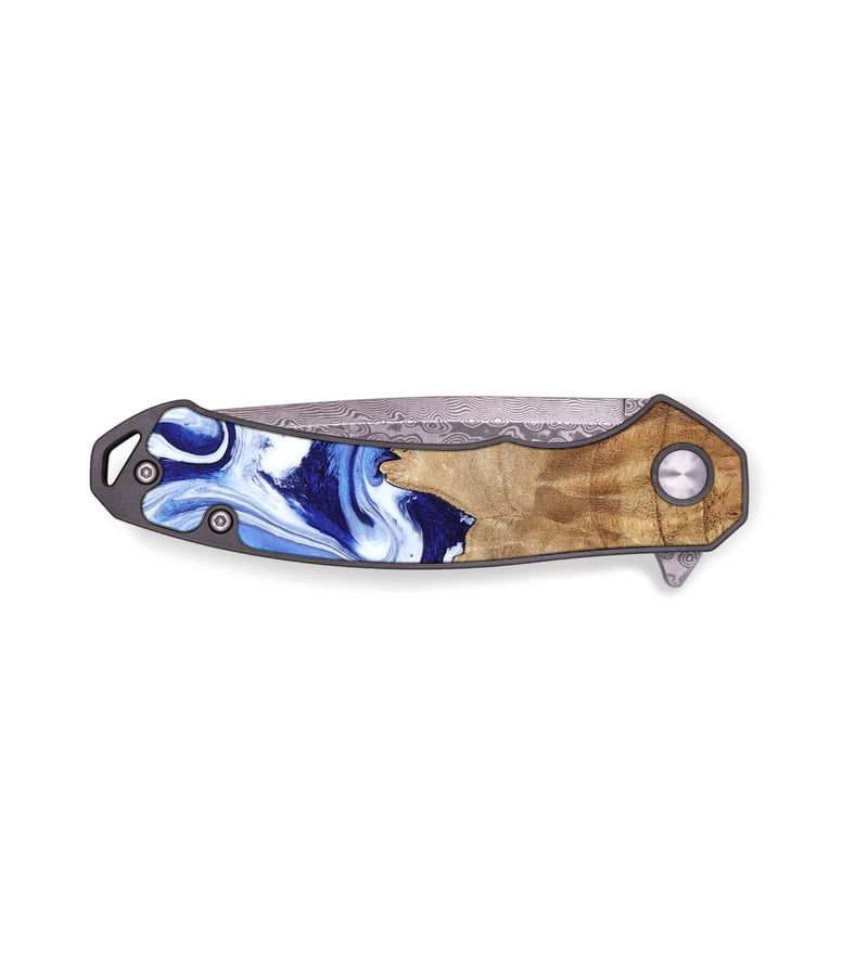 EDC Wood Pocket Knife - Maybell (Blue, 800805)